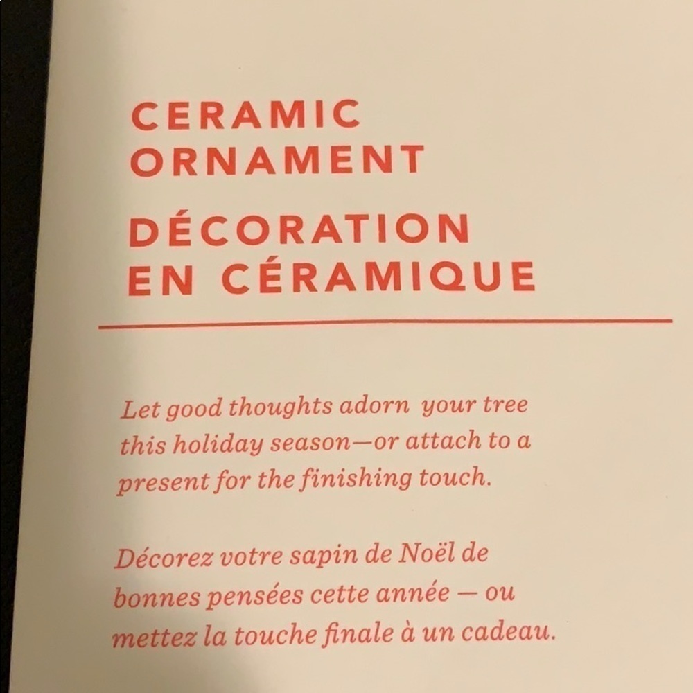 Starbucks 2 ceramic ornaments new - Picture 3 of 3